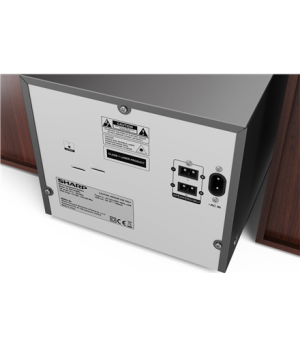 Sharp | Hi-Fi Micro System | XL-B517D(BR) | Brown | USB port | AUX in | Bluetooth | CD player | FM radio | Wireless connection