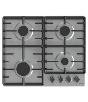 Gorenje | G642ABX | Hob | Gas | Number of burners/cooking zones 4 | Rotary knobs | Stainless steel