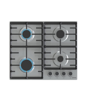 Gorenje | G642ABX | Hob | Gas | Number of burners/cooking zones 4 | Rotary knobs | Stainless steel