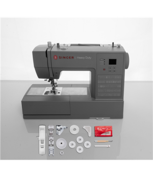 Singer | Sewing Machine | HD6605C Heavy Duty | Number of stitches 100 | Number of buttonholes 6 | Grey