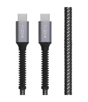 Fixed | Armor Cable USB-C/USB-C, 2 m, 240W | FIXDA-CC2-GR