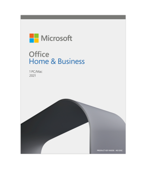 Microsoft | Office Home and Business 2021 | T5D-03511 | FPP | 1 PC/Mac user(s) | English | EuroZone Medialess