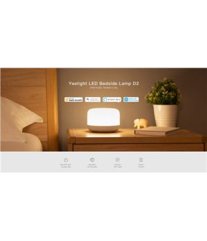 Yeelight | Bedside Lamp | D2 | 40–240 lm | 5 W | 1700–6500 K | RGB | 25000 h | LED lamp | 100-240 V