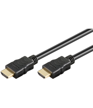 Goobay | High Speed HDMI Cable with Ethernet | Black | HDMI male (type A) | HDMI male (type A) | HDMI to HDMI | 0.5 m