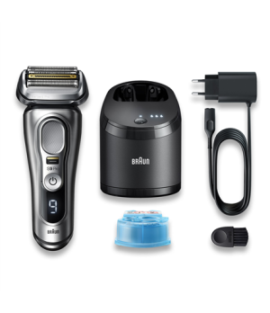 Braun | Shaver | 9467CC | Operating time (max) 60 min | Wet & Dry | Silver