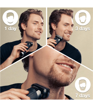 Braun | Shaver | 9467CC | Operating time (max) 60 min | Wet & Dry | Silver