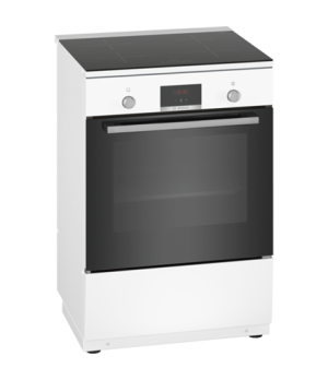 Bosch | Cooker | HLN39A020 | Hob type Induction | Oven type Electric | White | Width 60 cm | Grilling | LED | Depth 60 cm | 66 L