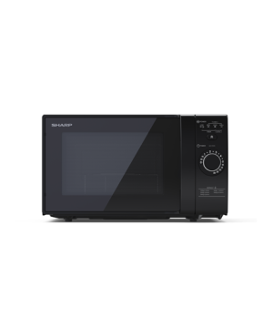 Sharp | Microwave Oven with Grill | YC-GG02E-B | Free standing | 700 W | Grill | Black