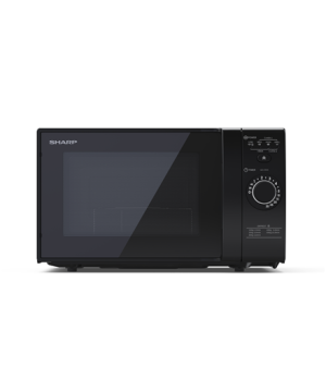 Sharp | Microwave Oven with Grill | YC-GG02E-B | Free standing | 700 W | Grill | Black