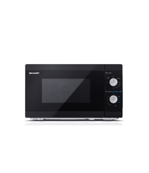 Sharp | Microwave Oven with Grill | YC-MG01E-B | Free standing | 800 W | Grill | Black