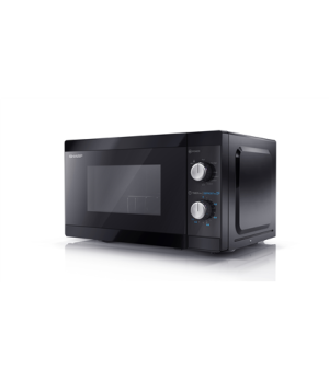 Sharp | Microwave Oven with Grill | YC-MG01E-B | Free standing | 800 W | Grill | Black