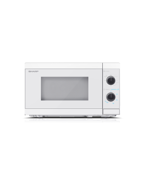 Sharp | Microwave Oven with Grill | YC-MG01E-C | Free standing | 800 W | Grill | White