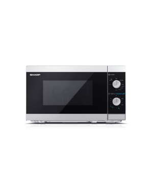 Sharp | Microwave Oven with Grill | YC-MG01E-S | Free standing | 800 W | Grill | Silver