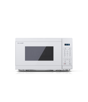 Sharp | YC-MG02E-C | Microwave Oven with Grill | Free standing | 800 W | Grill | White