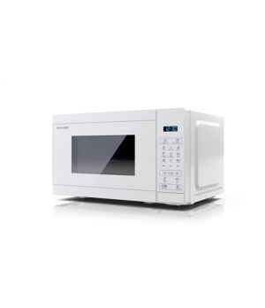 Sharp | YC-MG02E-C | Microwave Oven with Grill | Free standing | 800 W | Grill | White