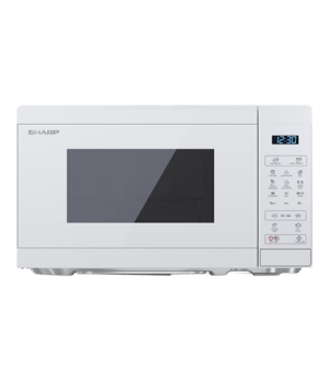 Sharp | YC-MG02E-C | Microwave Oven with Grill | Free standing | 800 W | Grill | White