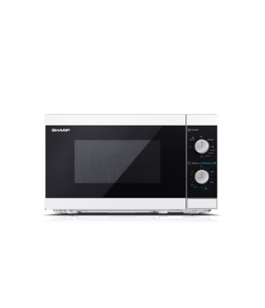 Sharp | Microwave Oven with Grill | YC-MG01E-W | Free standing | 800 W | Grill | White