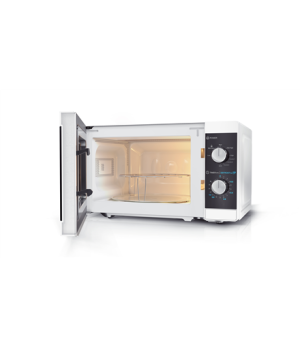 Sharp | Microwave Oven with Grill | YC-MG01E-W | Free standing | 800 W | Grill | White