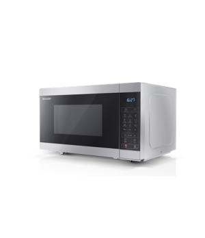 Sharp | Microwave Oven with Grill | YC-MG81E-S | Free standing | 900 W | Grill | Silver