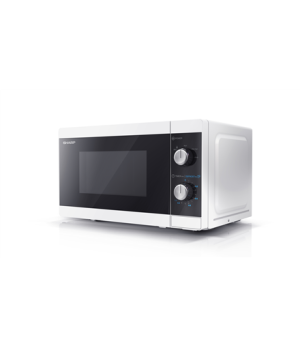 Sharp | Microwave Oven | YC-MS01E-W | Free standing | 800 W | White