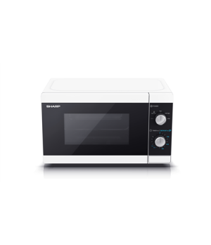 Sharp | Microwave Oven | YC-MS01E-W | Free standing | 800 W | White