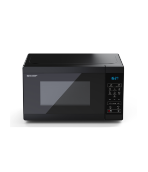 Sharp | Microwave Oven | YC-MS02E-B | Free standing | 800 W | Black