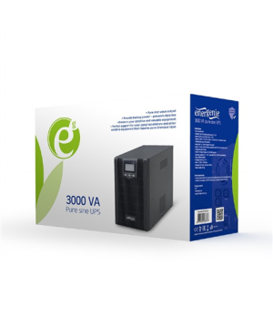 EnerGenie | 3000VA pure sine wave UPS | EG-UPS-PS3000-01 LCD display, USB, | 3000 VA | 2400 W | V