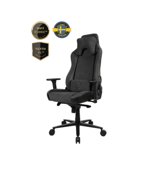 Arozzi Vernazza Vento Gaming Chair Vento Polyurethane Soft Fabric Metal Aluminium | Dark Grey