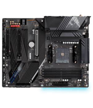 Gigabyte | X570S AORUS ELITE AX 1.1 M/B | Processor family AMD | Processor socket AM4 | DDR4 DIMM | Memory slots 4 | Supported h