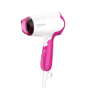 Philips | Hair Dryer | BHD003/00 | 1400 W | Number of temperature settings 2 | White/Pink