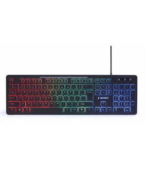 Gembird | 3-in-1 Backlight Desktop Set | KBS-UML-01 | Keyboard, Mouse and Pad Set | Wired | Mouse included | US | Black | g