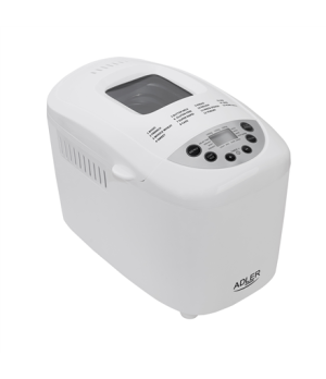 Adler | Bread maker | AD 6019 | Power 850 W | Number of programs 15 | Display LCD | White