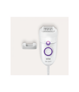 Braun | SE5505P Silk-epil | Epilator | Operating time (max)  min | Bulb lifetime (flashes) | Number of power levels | White