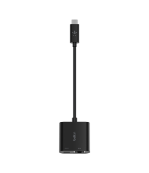 Belkin | USB-C to Ethernet + Charge Adapter | INC001btBK