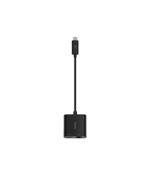 Belkin | USB-C to Ethernet + Charge Adapter | INC001btBK