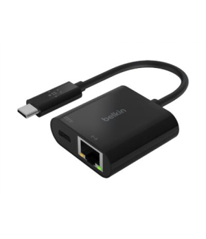 Belkin | USB-C to Ethernet + Charge Adapter | INC001btBK