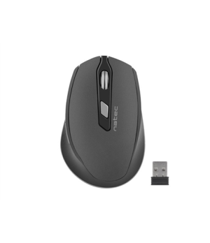 Natec Mouse, Siskin, Silent, Wireless, 2400 DPI, Optical, Black-Grey | Natec | Mouse | Optical | Wireless | Black/Grey | Siskin