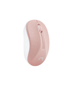 Natec Mouse, Toucan, Wireless, 1600 DPI, Optical, Pink-White | Natec | Mouse | Optical | Wireless | Pink/White | Toucan