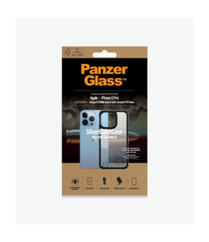 PanzerGlass | ClearCase | SilverBullet | Case | Apple | iPhone 13 Pro | Thermoplastic polyurethane (TPU) | Black | Military grad