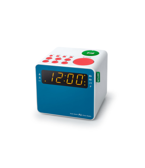 Muse | Alarm function | M-187 MC | AUX in | Dual Alarm Clock Radio | Blue/White