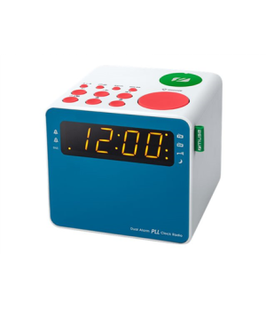 Muse | Alarm function | M-187 MC | AUX in | Dual Alarm Clock Radio | Blue/White