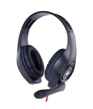 Gembird | Gaming headset with volume control | GHS-05-B | Built-in microphone | Blue/Black | 3.5 mm 4-pin | Wired | Over-Ear