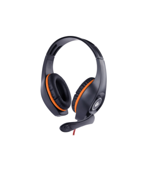 Gembird | Gaming headset with volume control | GHS-05-O | Built-in microphone | 3.5 mm 4-pin | Orange/Black | Wired | Over-Ear