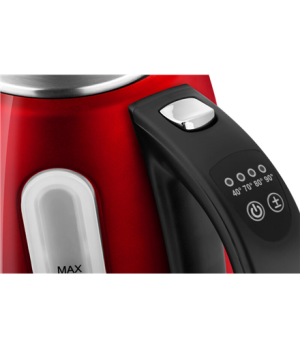 ETA | Kettle | Ela Digi ETA959890010 | Electric | 2200 W | 1.7 L | Stainless steel | 360° rotational base | Red