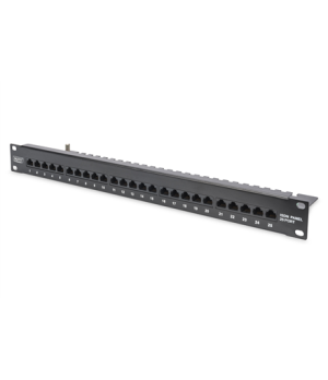 Digitus Patch Panel DN-91325-1-B Black 48.2 x 4.4 x 10.9 cm Category: CAT 3 Ports: 25 x RJ45 Insertion force: 30N max