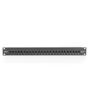 Digitus Patch Panel DN-91325-1-B Black 48.2 x 4.4 x 10.9 cm Category: CAT 3 Ports: 25 x RJ45 Insertion force: 30N max