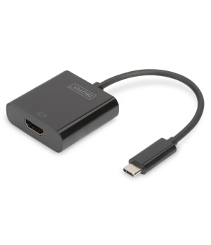 Digitus | USB Type-C to HDMI Adapter | DA-70852 | Black | USB Type-C | 0.15 m