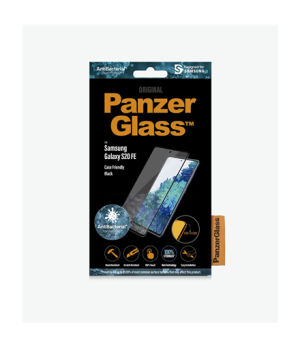 PanzerGlass | Samsng | Galaxy S21 FE CF | Hybrid glass | Black | Antibacterial Works with in-screen fingerprint reader Full fram