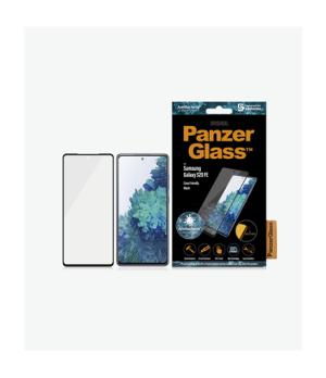 PanzerGlass | Samsng | Galaxy S21 FE CF | Hybrid glass | Black | Antibacterial Works with in-screen fingerprint reader Full fram