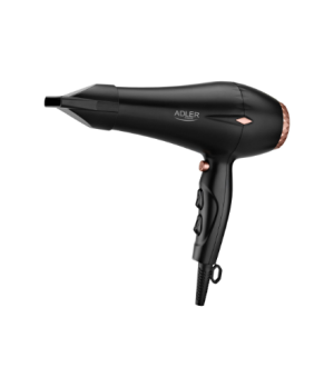 Adler | Hair Dryer | AD 2244 | 2000 W | Number of temperature settings 3 | Ionic function | Diffuser nozzle | Black